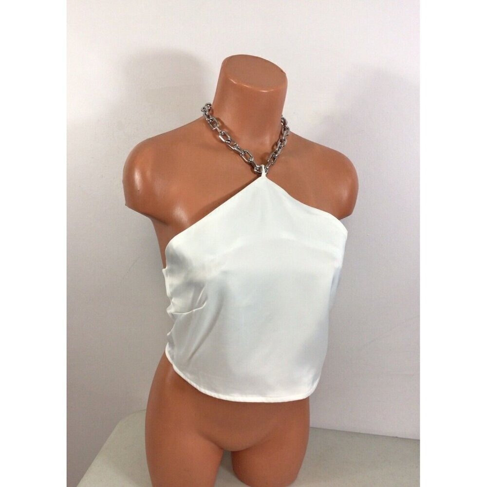 Nasty Gal Halter Blouse Top Womens 4 New